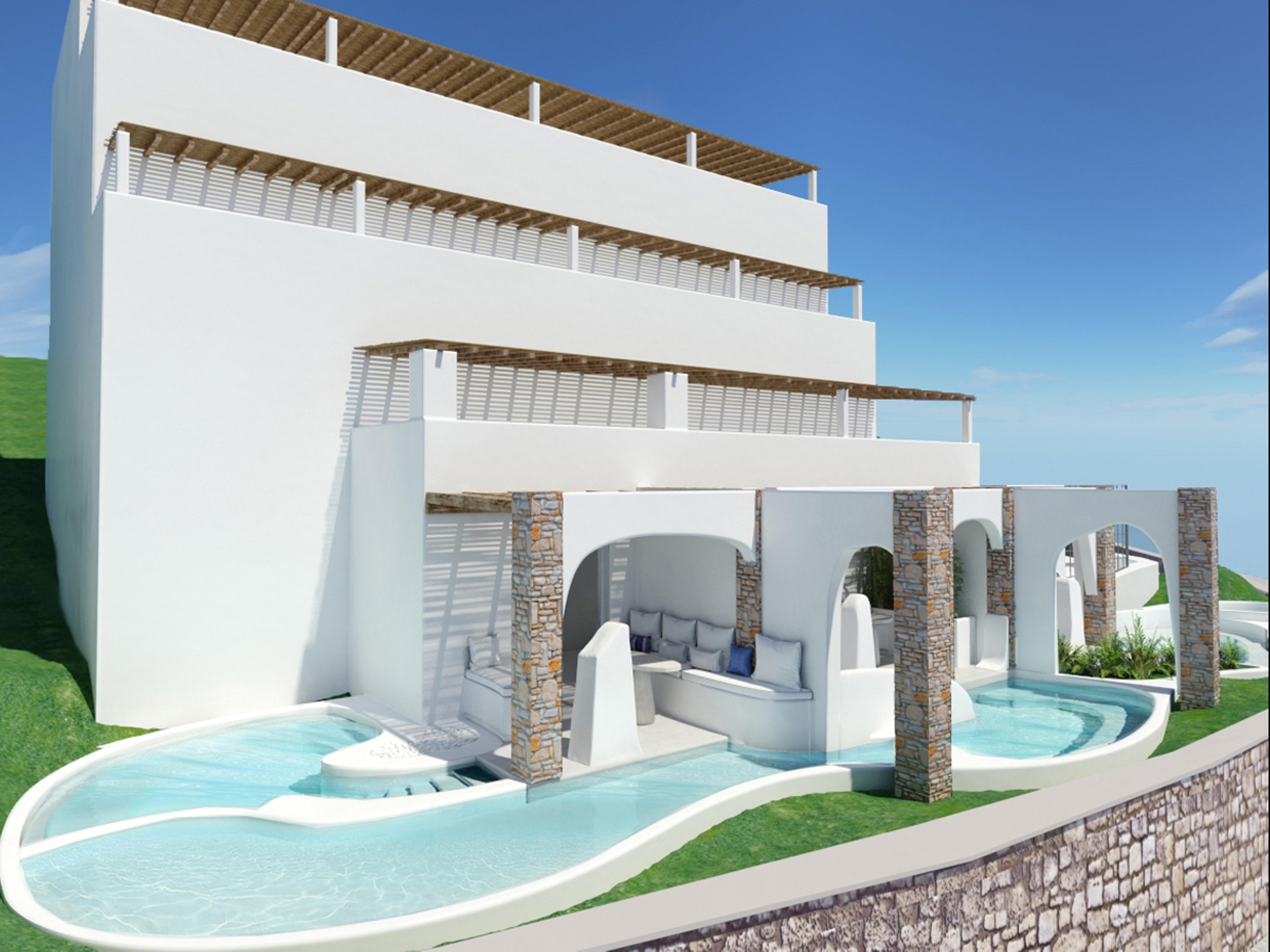 Aloni Hotel & Suites Piso Livadi Extérieur photo